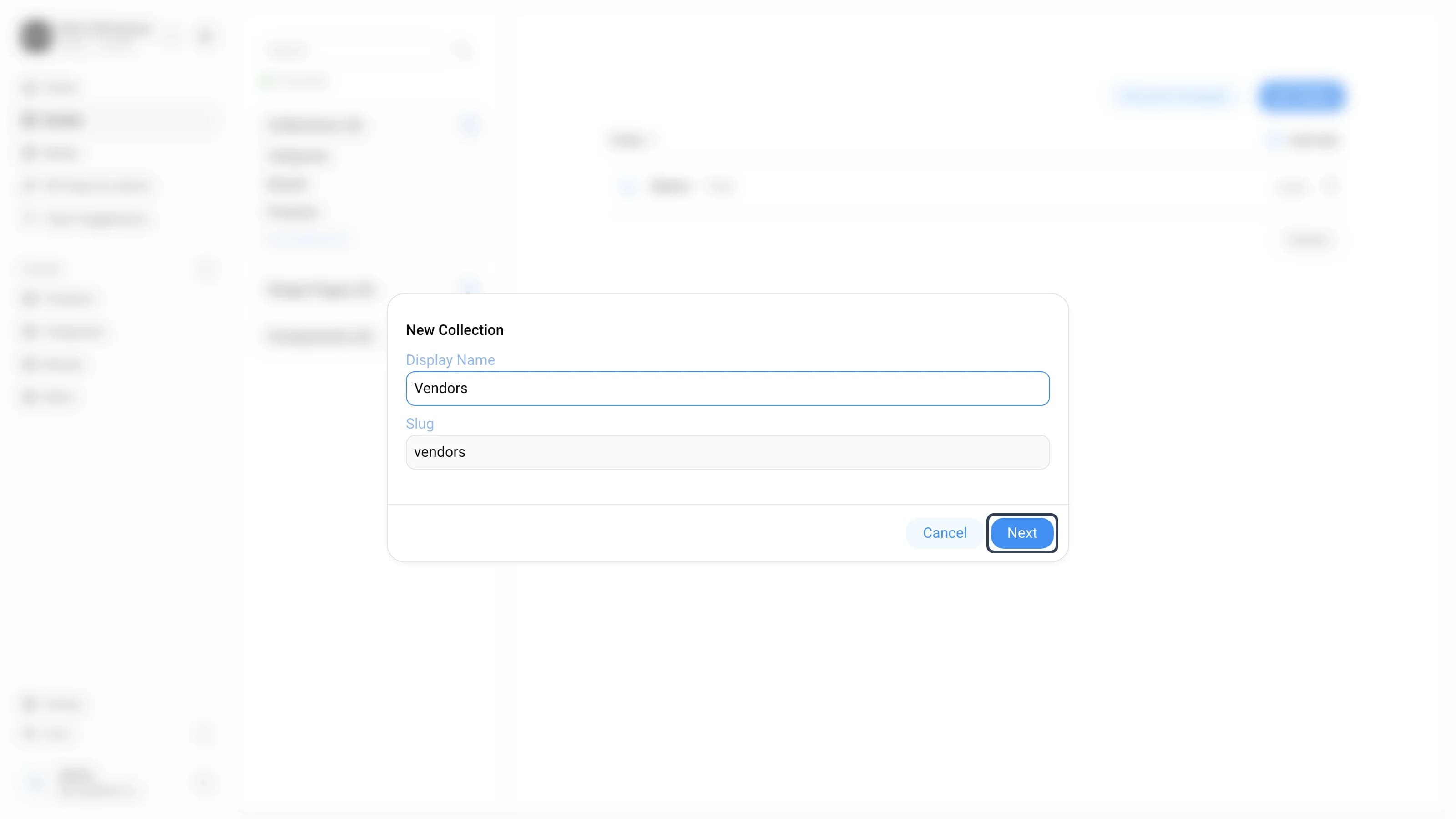 Add a field to a new content-type