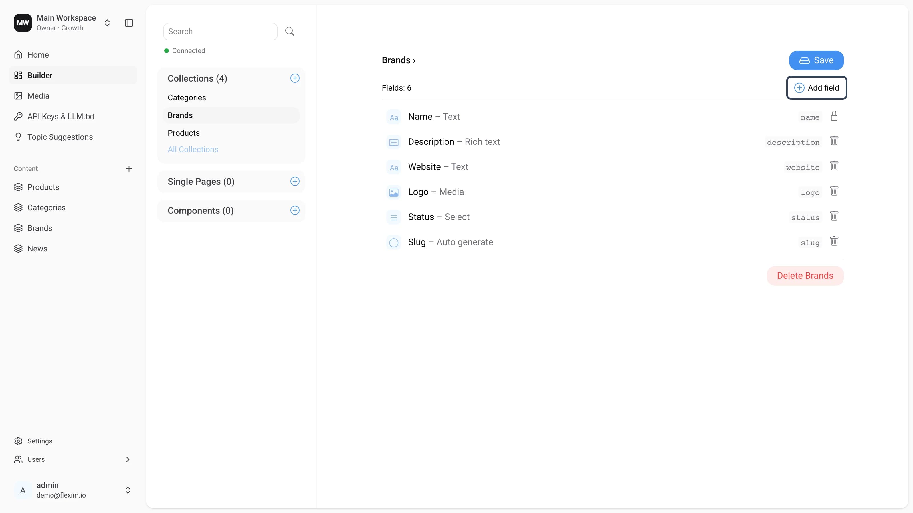 Add a field to an existing content-type