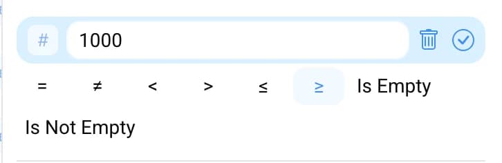 Filtering methods