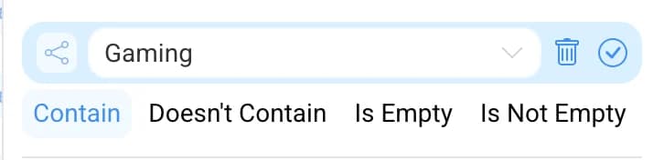 Filtering methods