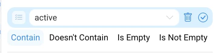 Filtering methods